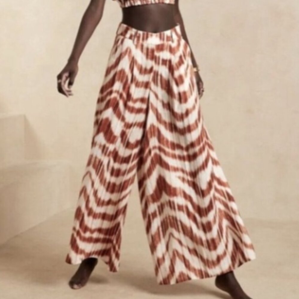 Banana Republic Linen Wide Leg Pants
